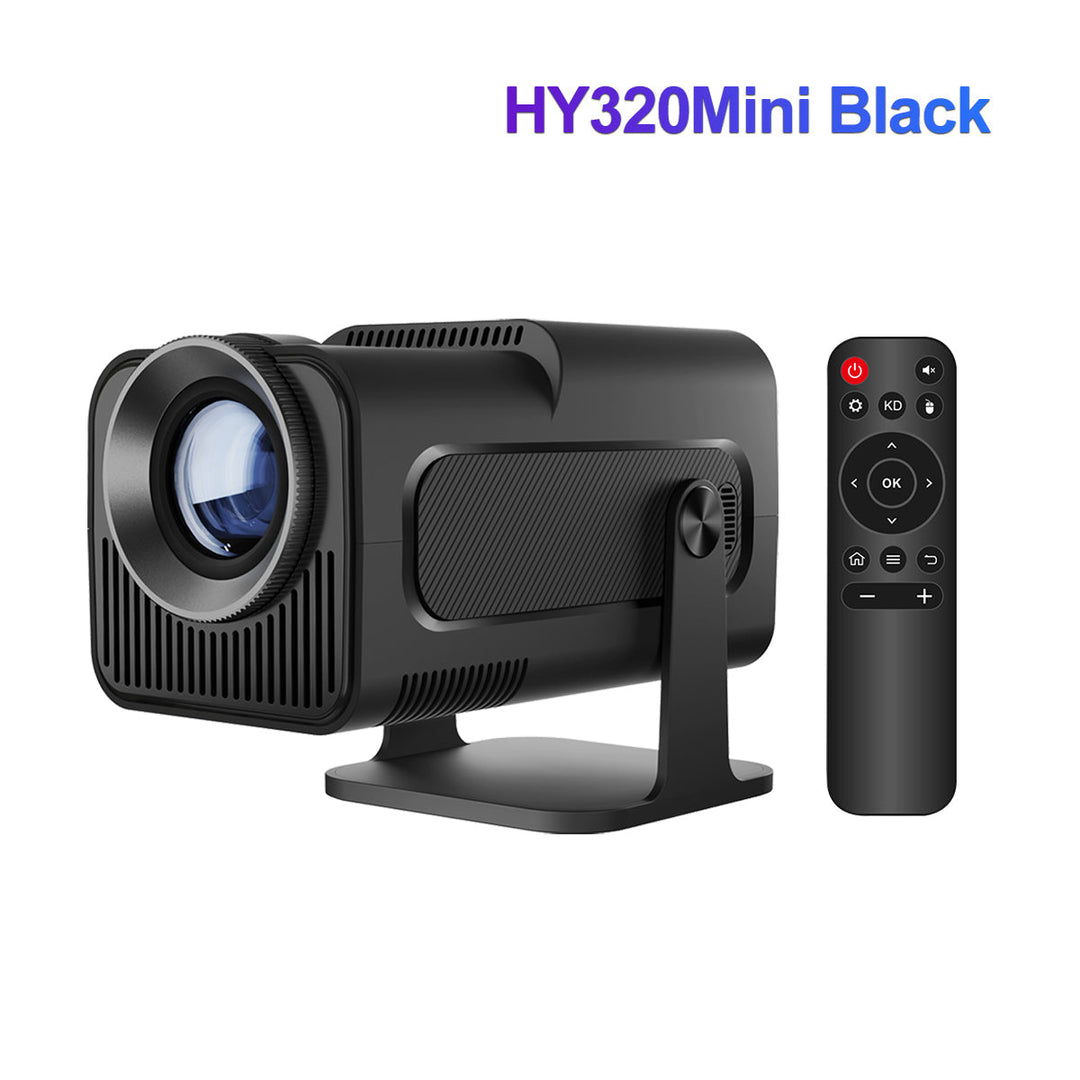 Lisslune | CineBeam 4K Mini Projector – Portable Home Cinema with 180° Rotation