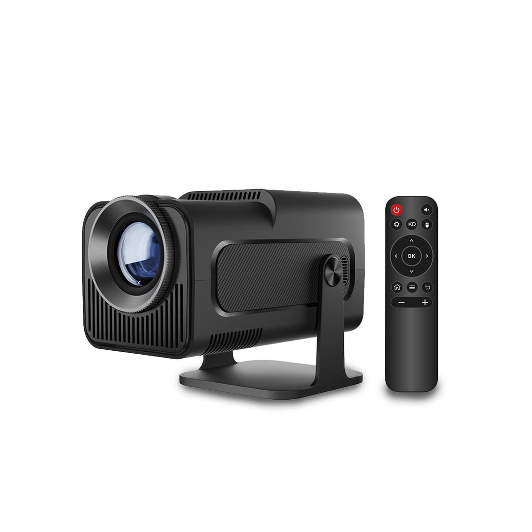 Lisslune | CineBeam 4K Mini Projector – Portable Home Cinema with 180° Rotation