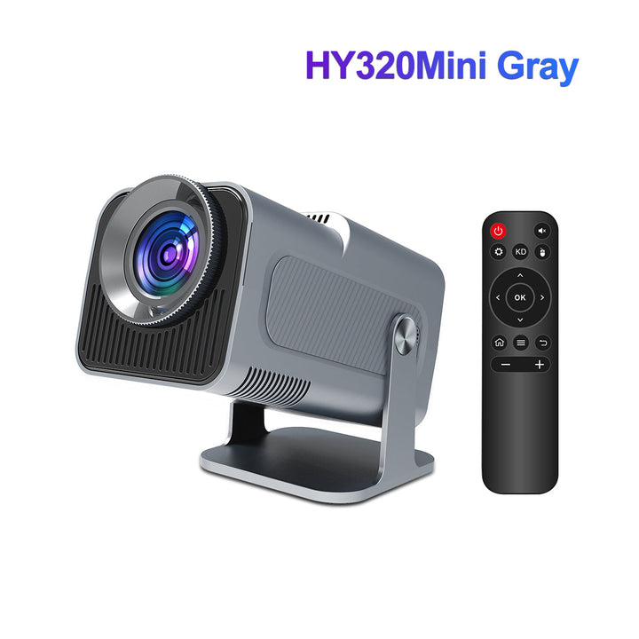 Lisslune | CineBeam 4K Mini Projector – Portable Home Cinema with 180° Rotation