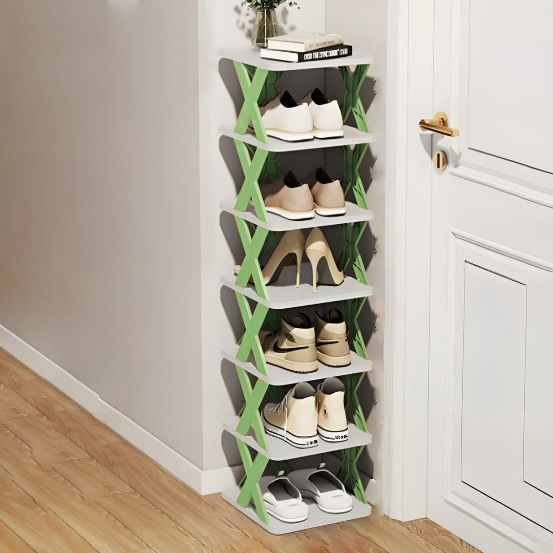 Lisslune | Multifunctional and Foldable Shoe Rack for Space-Saving Storage