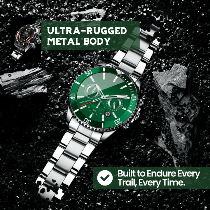 Lisslune | Nexos Pro – Tactical Smartwatch with GPS, Health Tracking & 21-Day Battery Life