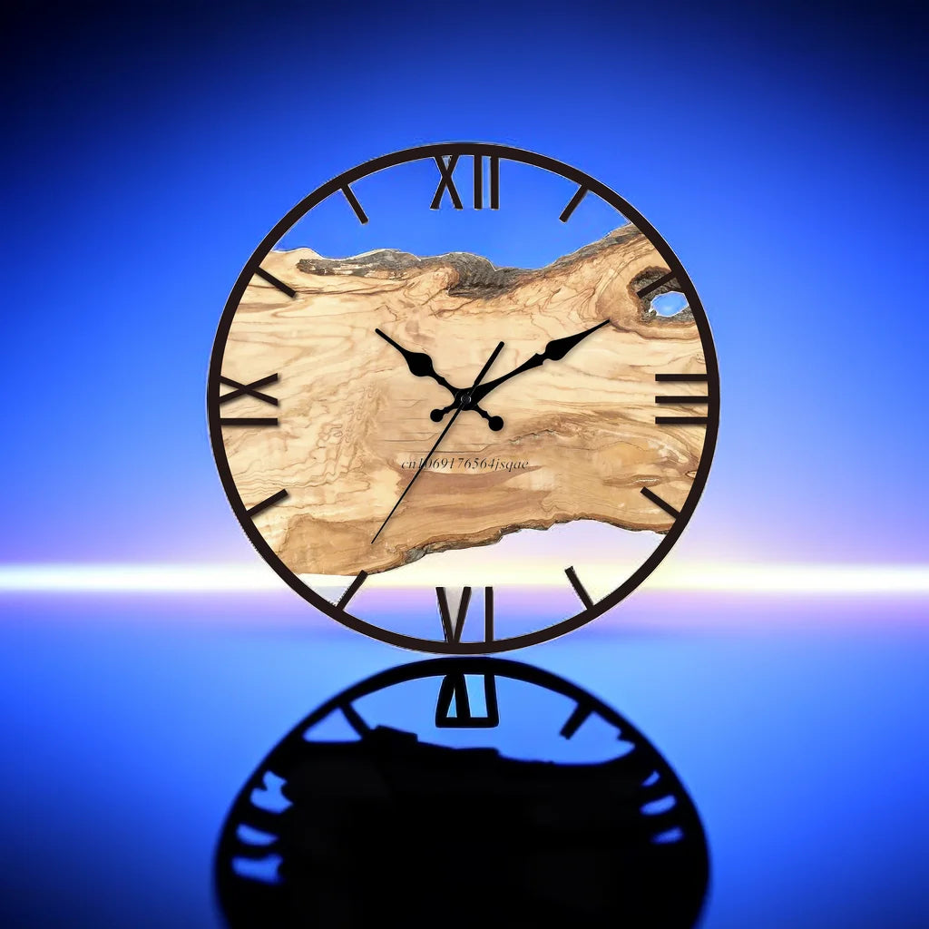 Lisslune | GlasTime – Transparent Wall Clock with Silent Movement and Modern Design