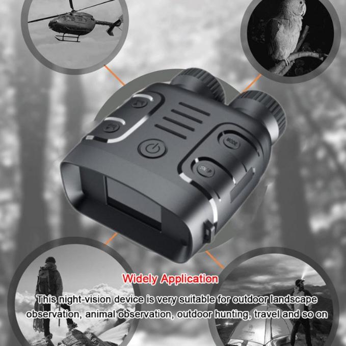 Lisslune | Infrared Night Vision Binoculars Camera - HD 4x Zoom Night Vision Goggles for Total Darkness