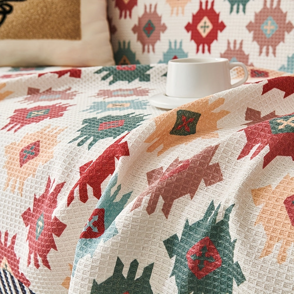 Lisslune | Nomad Charm Geometric Sofa Throw Cover