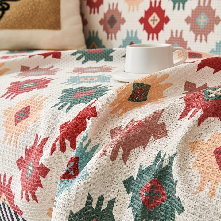 Lisslune | Nomad Charm Geometric Sofa Throw Cover