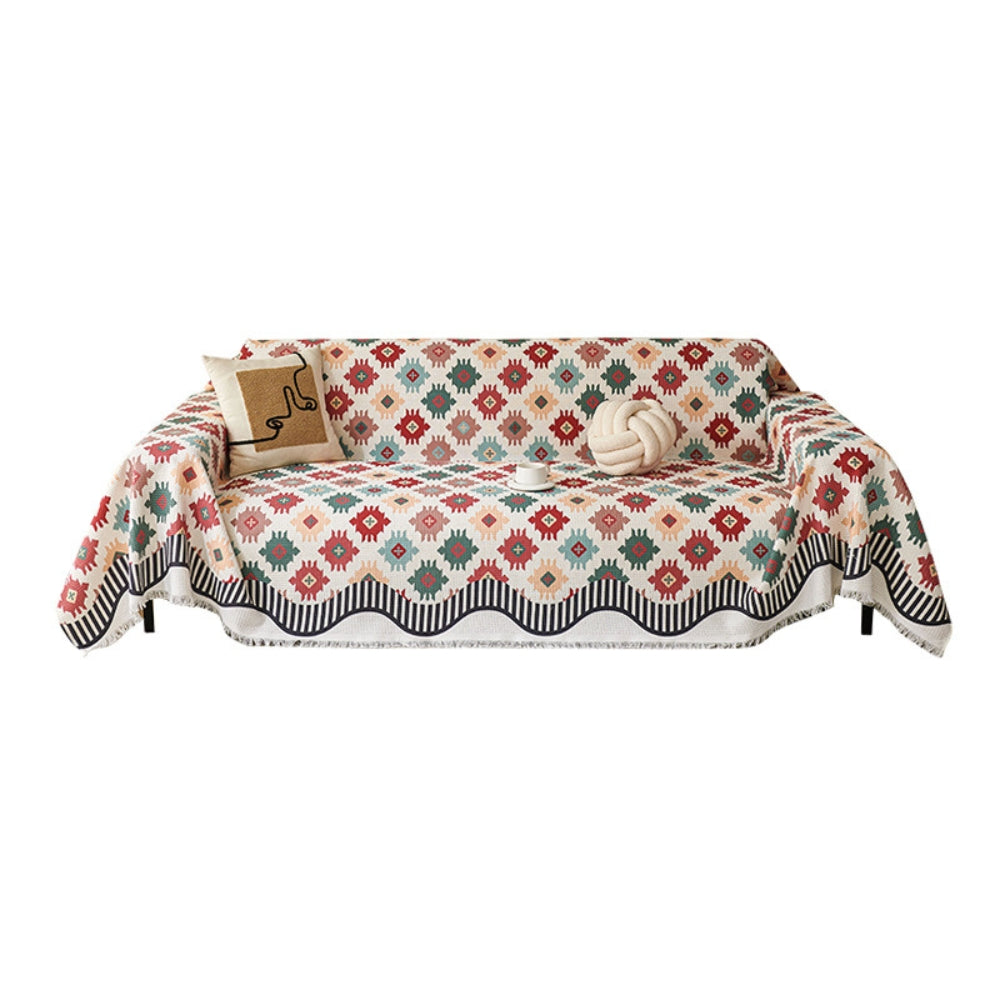 Lisslune | Nomad Charm Geometric Sofa Throw Cover