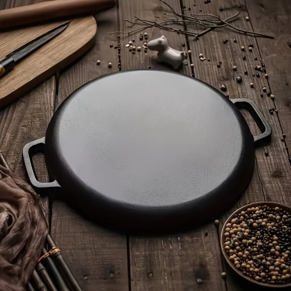 Lisslune | Non-Stick Cast Iron Griddle Skillet Pan