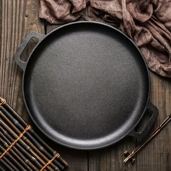 Lisslune | Non-Stick Cast Iron Griddle Skillet Pan