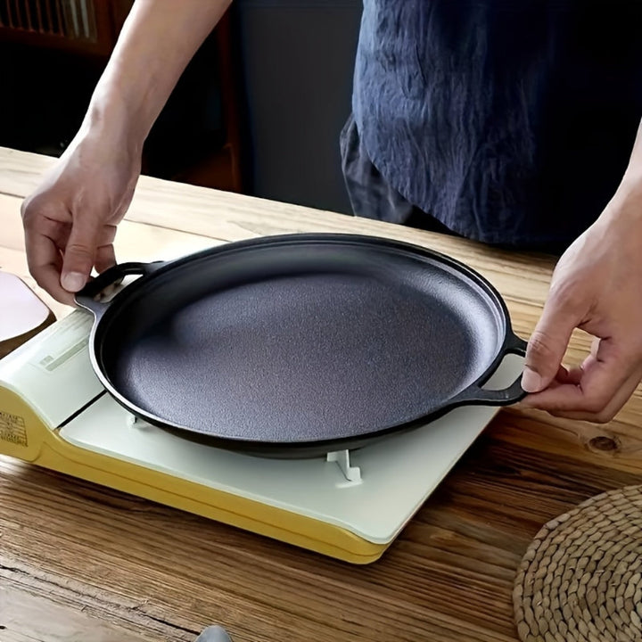 Lisslune | Non-Stick Cast Iron Griddle Skillet Pan