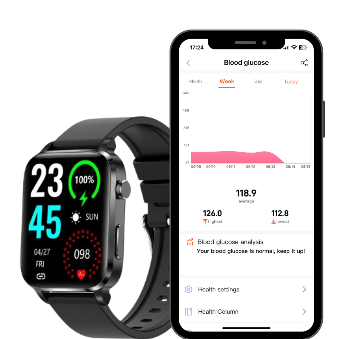 Lisslune | SugaCare Pro | Painless Blood Sugar Monitor & Laser Therapy