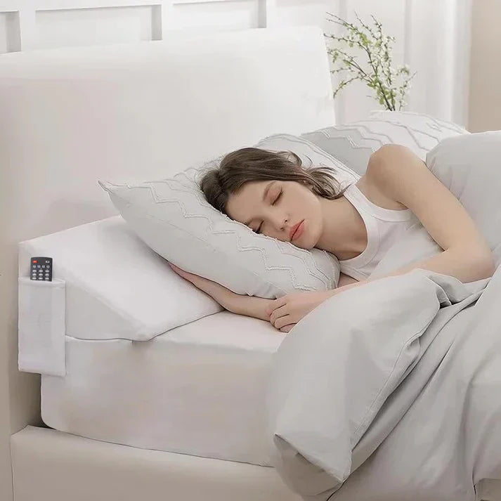 Lisslune | Gap Filler Wedge Pillow | Adjustable Height, Compact Design & Ideal for Twin, Queen, King Beds and Sofas