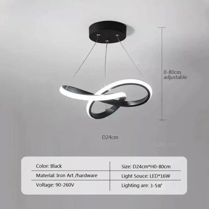Lisslune | LumiWave LED Ceiling Light | Energy-efficient Designer Lamp for Living Room, Bedroom & Kitchen | Modern LED Lighting