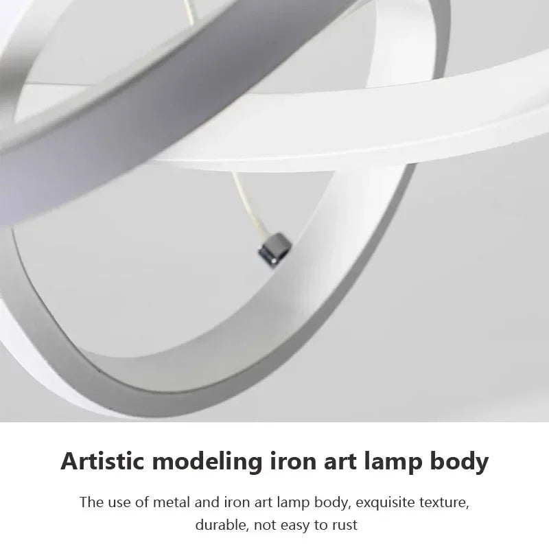Lisslune | LumiWave LED Ceiling Light | Energy-efficient Designer Lamp for Living Room, Bedroom & Kitchen | Modern LED Lighting
