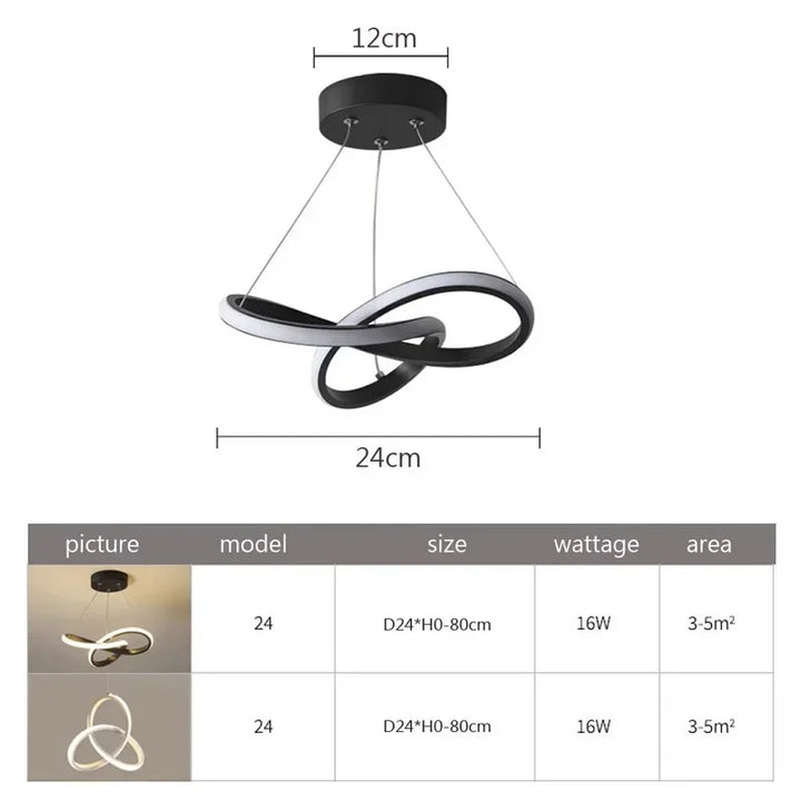 Lisslune | LumiWave LED Ceiling Light | Energy-efficient Designer Lamp for Living Room, Bedroom & Kitchen | Modern LED Lighting