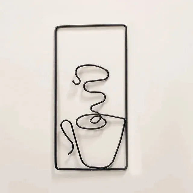 Lisslune | CaféCharm – Legally secure wall art with coffee cup for indoor and outdoor use