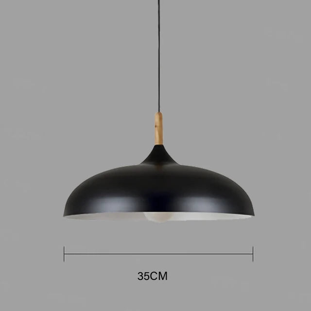 Lisslune | NordicOak Scandinavian Oak Ceiling Light – Modern LED Pendant Lamp
