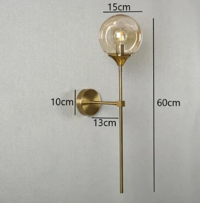 Lisslune | Wall Light Scandinavian Modern Glass