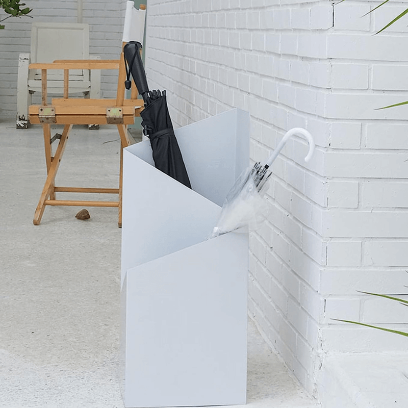Lisslune | DripFrame Umbrella Stand with Drip Tray – Scandinavian Minimalist Metal Umbrella Holder
