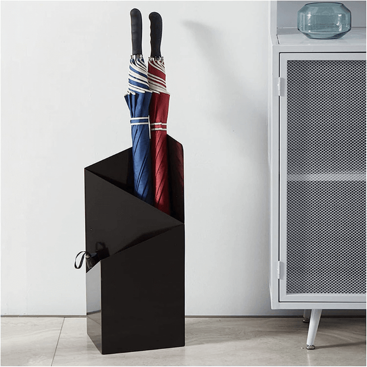 Lisslune | DripFrame Umbrella Stand with Drip Tray – Scandinavian Minimalist Metal Umbrella Holder