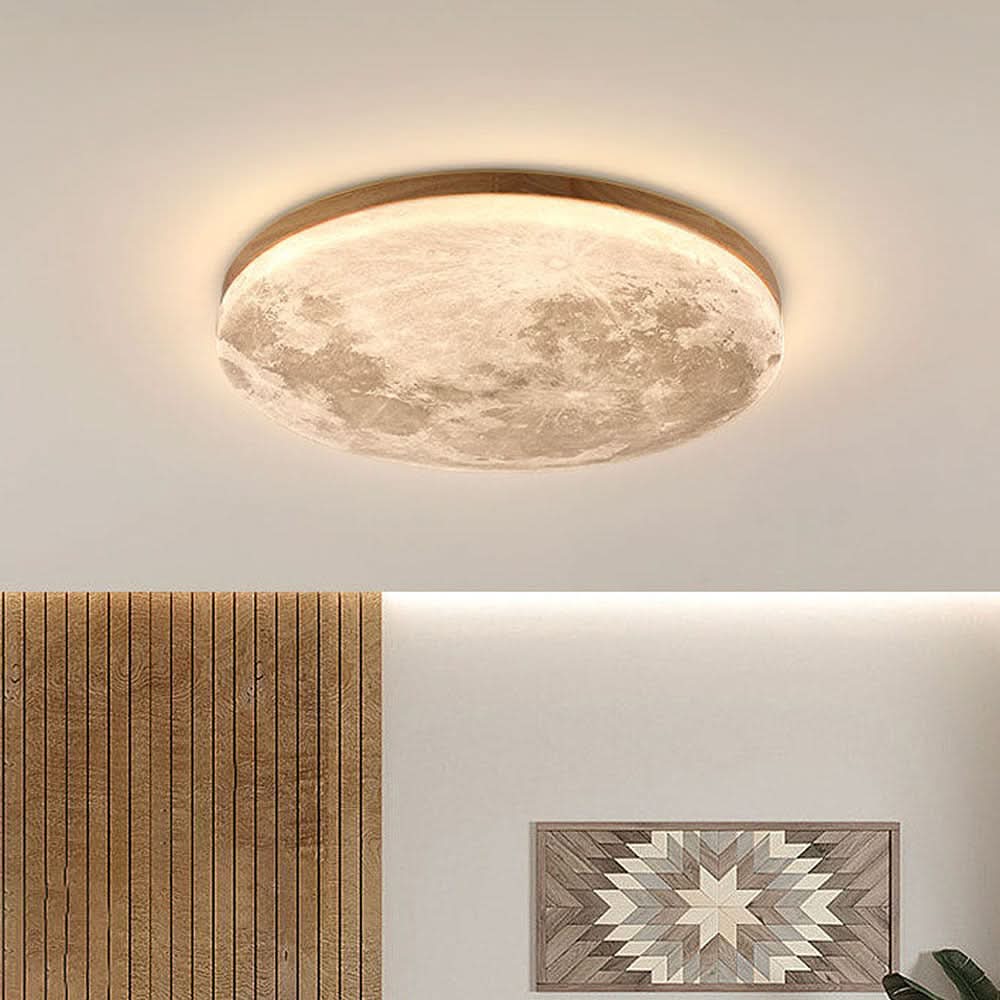 Lisslune | Moon-Inspired LED Ceiling Light for Modern Interiors