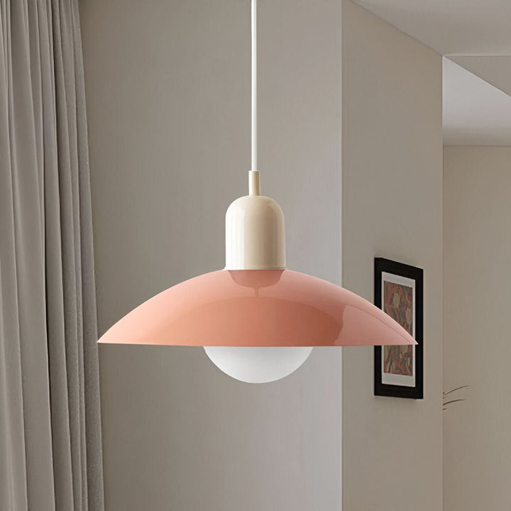 Lisslune | Modern Macaron Bauhaus Pendant Light – Iron Shade