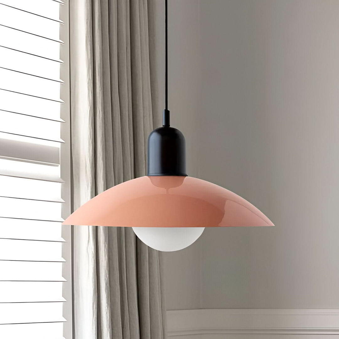 Lisslune | Modern Macaron Bauhaus Pendant Light – Iron Shade