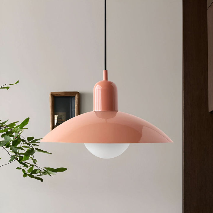 Lisslune | Modern Macaron Bauhaus Pendant Light – Iron Shade