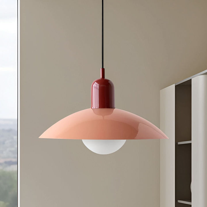 Lisslune | Modern Macaron Bauhaus Pendant Light – Iron Shade
