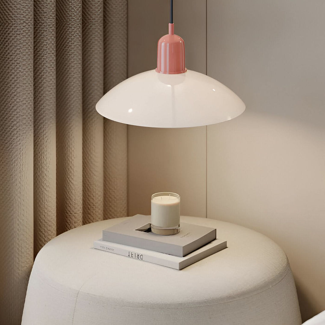 Lisslune | Modern Macaron Bauhaus Pendant Light – Iron Shade