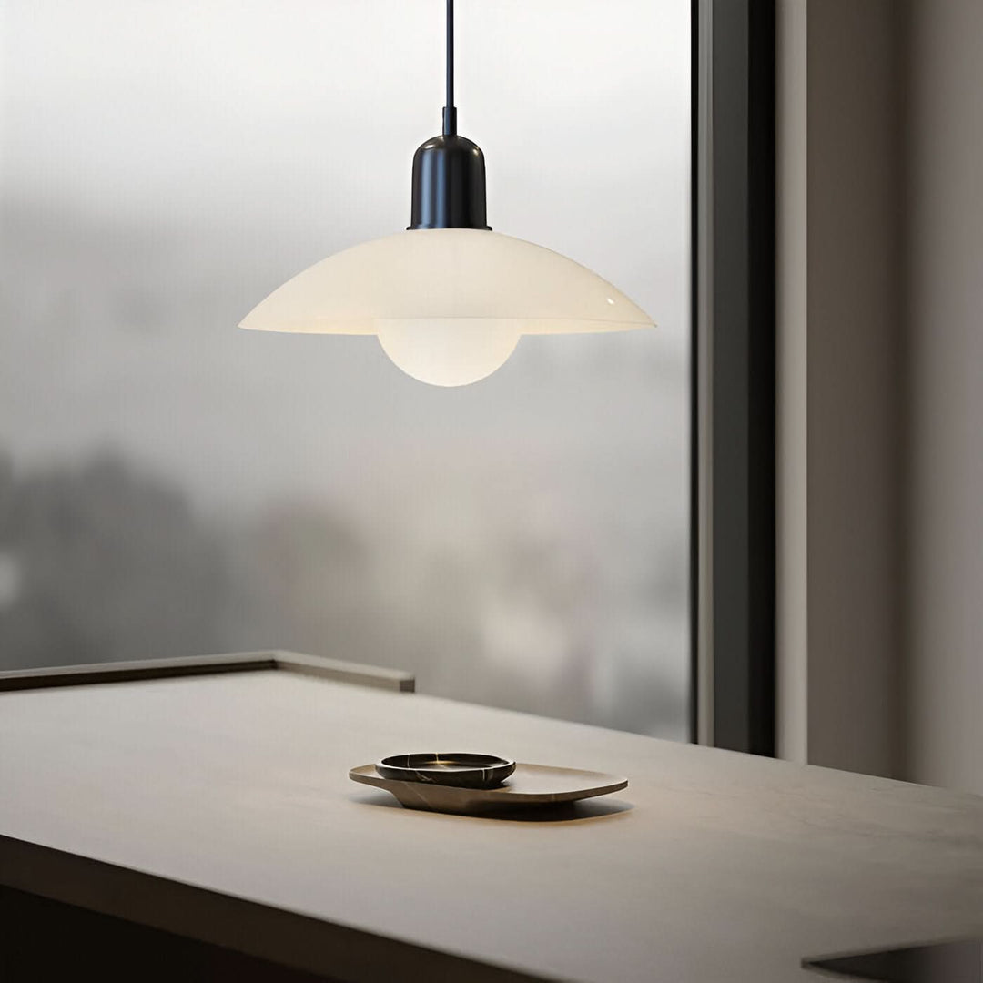 Lisslune | Modern Macaron Bauhaus Pendant Light – Iron Shade
