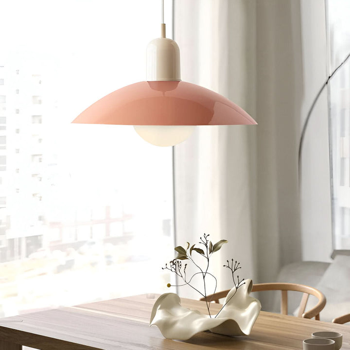 Lisslune | Modern Macaron Bauhaus Pendant Light – Iron Shade