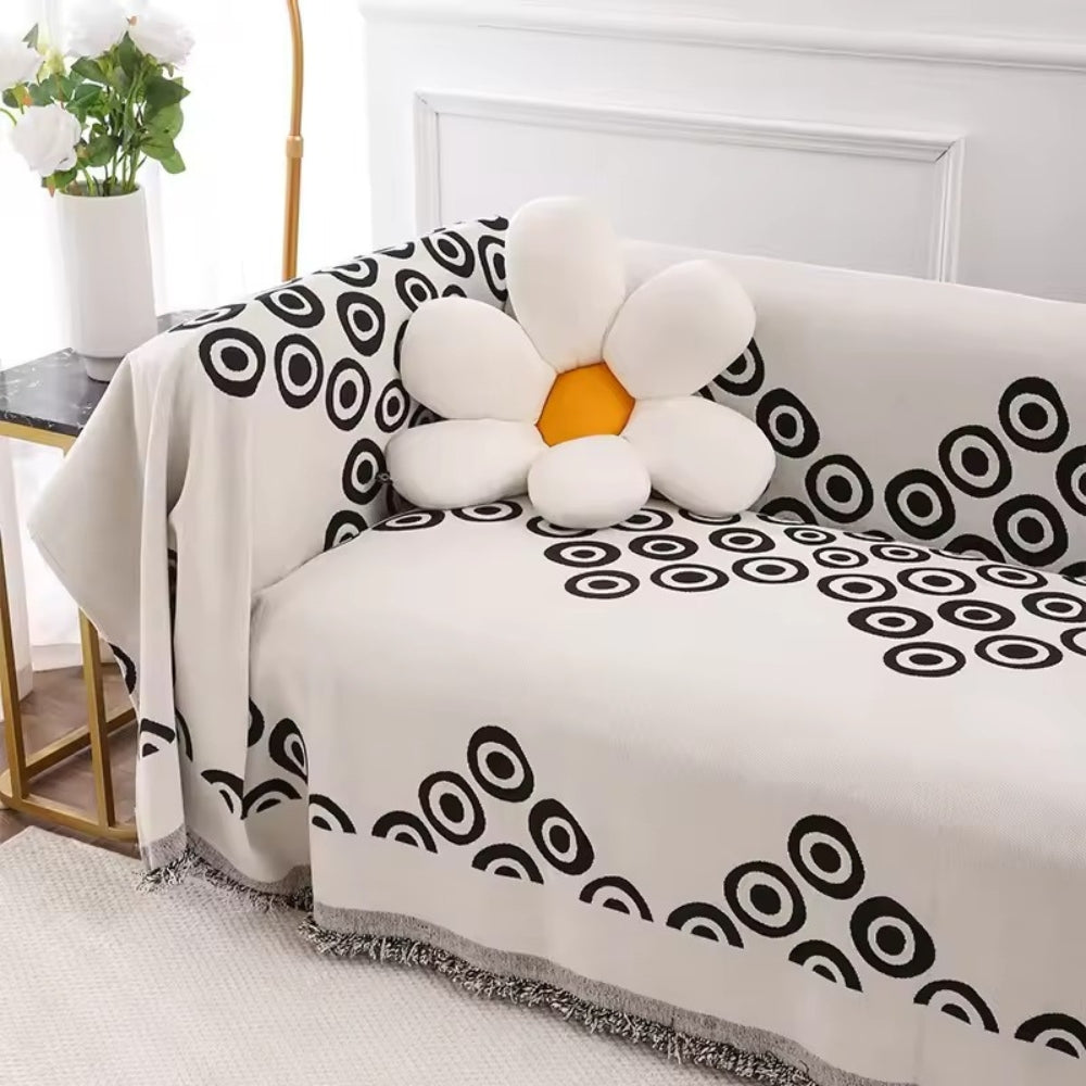 Lisslune | Circa Bloom Patterned Chenille Sofa Cover