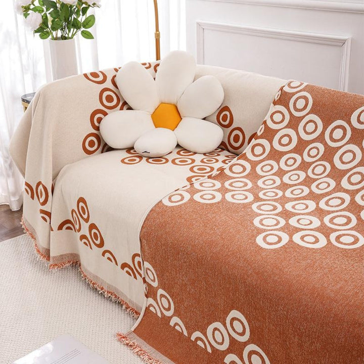 Lisslune | Circa Bloom Patterned Chenille Sofa Cover
