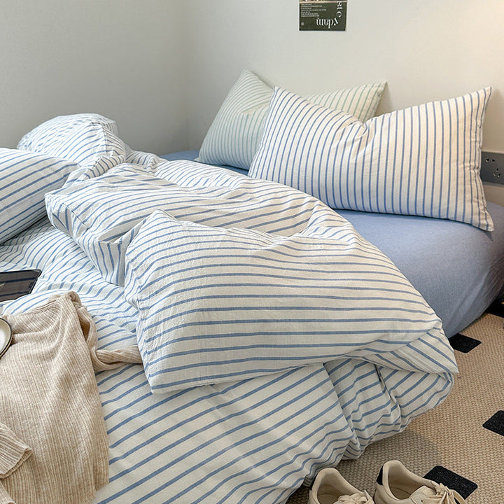 Rynx Scandinavian Retro Striped Bedding Set