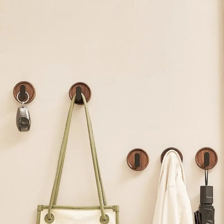 Lisslune | Nordic Walnut Wood Wall Hook