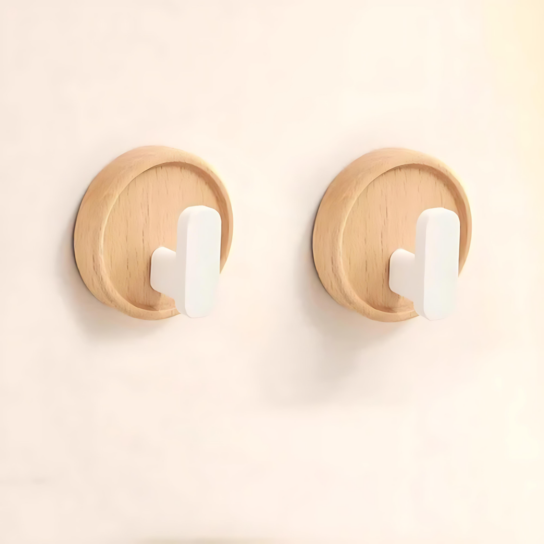 Lisslune | Nordic Walnut Wood Wall Hook