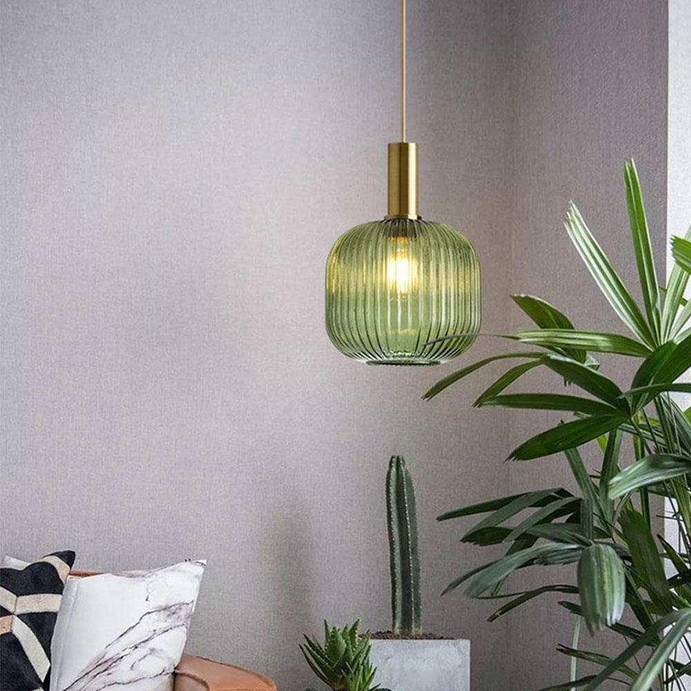 Rynx Nordic Ribbed Glass Pendant Lights
