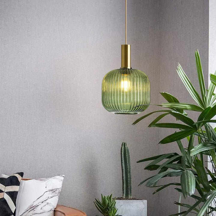 Rynx Nordic Ribbed Glass Pendant Lights