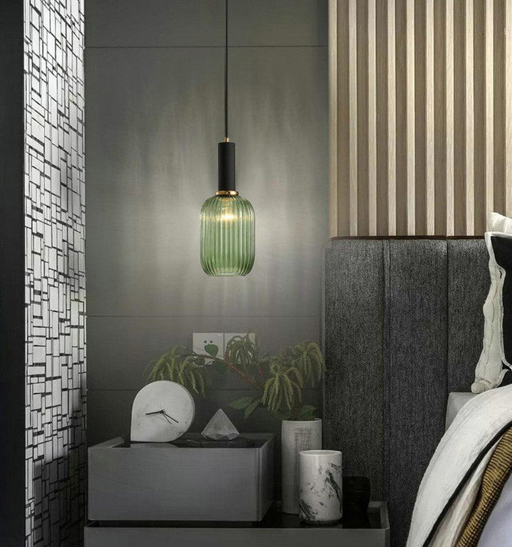 Rynx Nordic Ribbed Glass Pendant Lights