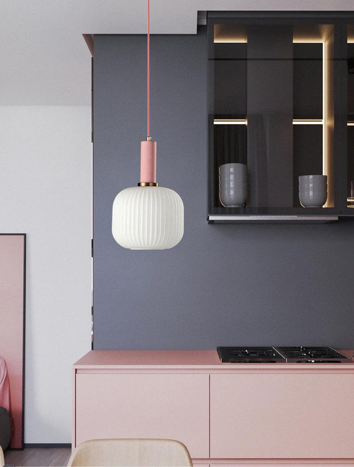 Rynx Nordic Ribbed Glass Pendant Lights