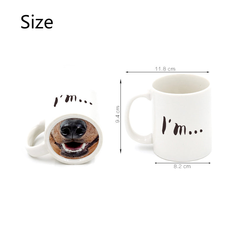 Lisslune | Ceramic Dog Nose Coffee Mug