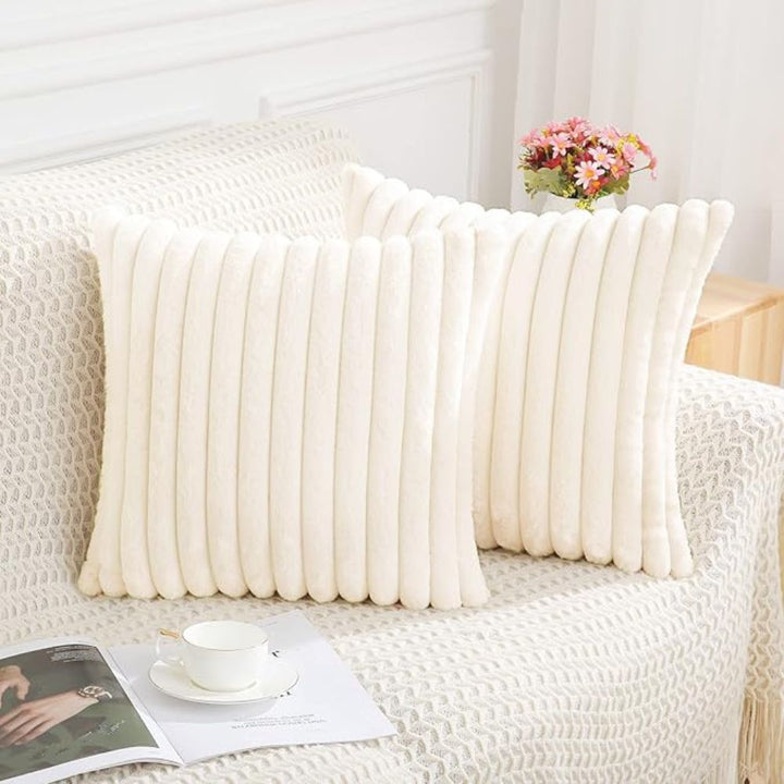 Lisslune | Nouvia Synthetic Fur Plush Cushion Cover