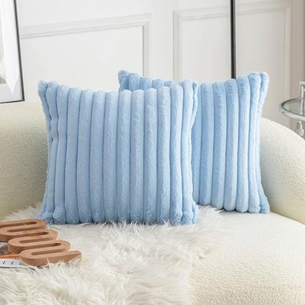 Lisslune | Nouvia Synthetic Fur Plush Cushion Cover