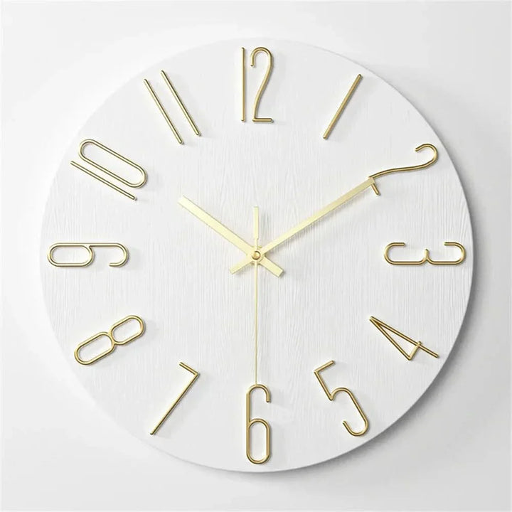 Lisslune | Minimalist Frameless 3D Wall Clock with Silent Movement