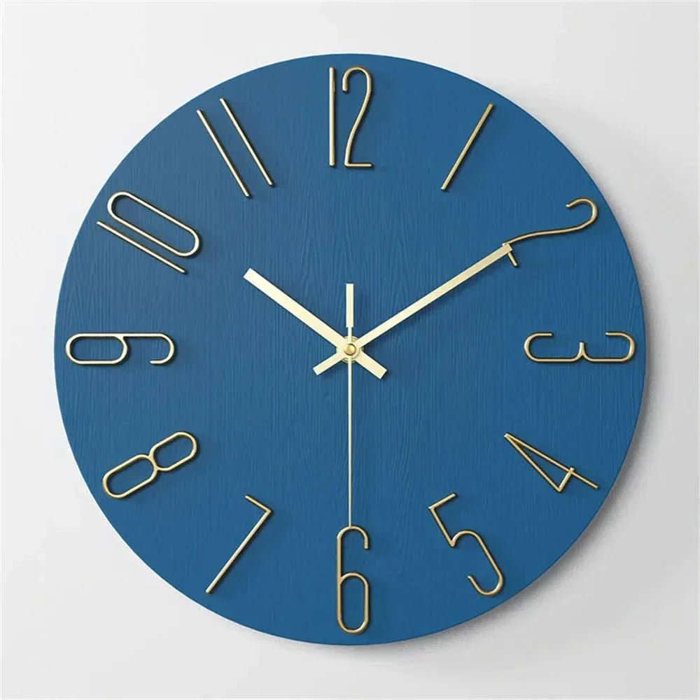 Lisslune | Minimalist Frameless 3D Wall Clock with Silent Movement
