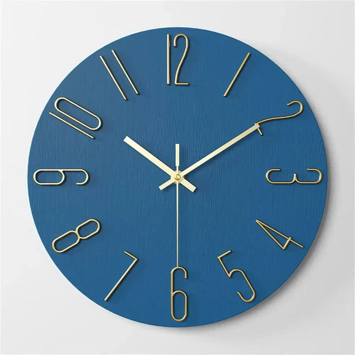 Lisslune | Minimalist Frameless 3D Wall Clock with Silent Movement