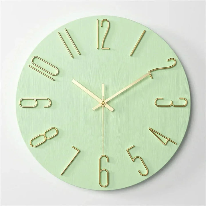 Lisslune | Minimalist Frameless 3D Wall Clock with Silent Movement