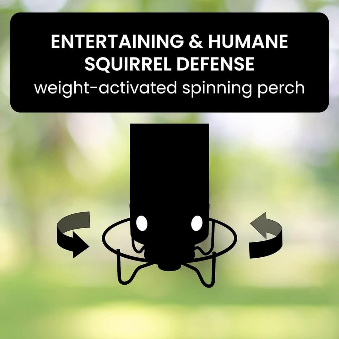 Lisslune | Squirrel-Proof Birdhouse with weight-controlled feeder