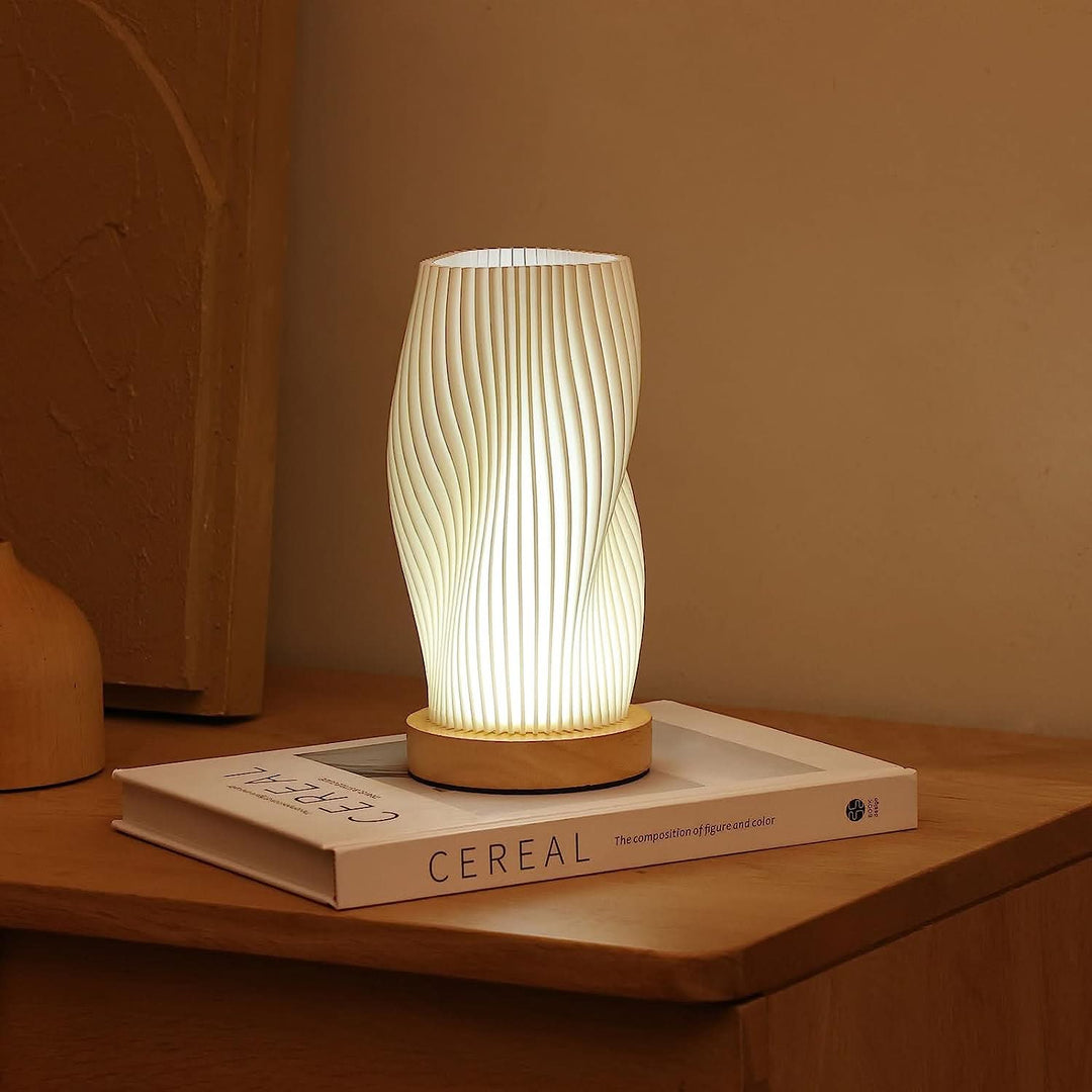 Lisslune | Wavecrest Lamp – Sleek USB-Powered Dimmable Table Lamp