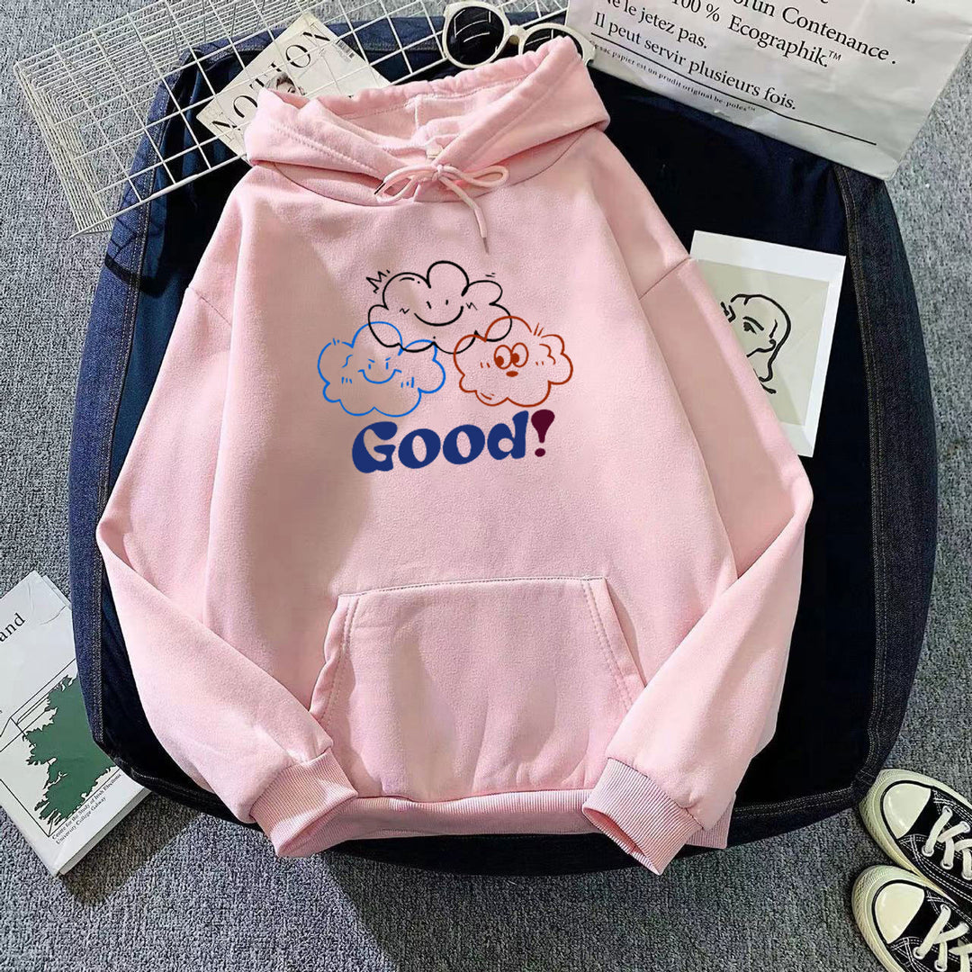 Women's hoodie with playful cloud design Lisslune
